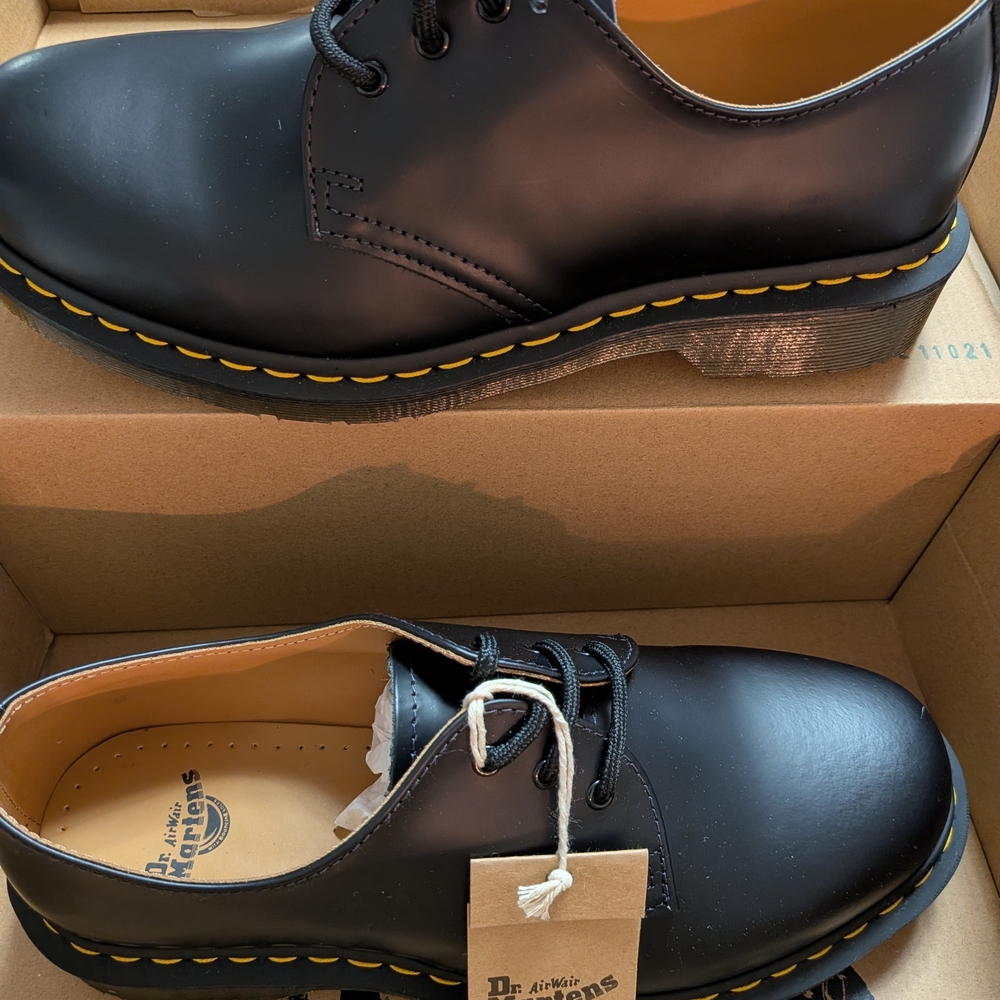 Dr. Martens Black Leather Oxfords